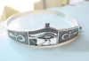 Cartouche Eye of Horus bracelets = Personalized Cartouche with Your Name in Hieroglyphs