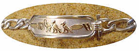 Cartouche Bracelets Egyptian Personalized Silver 9.25 Silver