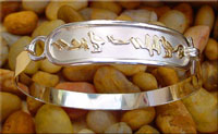 Silver Ankh Bracelet