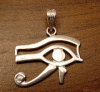 Eye of Horus gold solid gold 18k gold