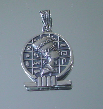 Egyptian Jewelry - Silver Ankhnaton Ankh