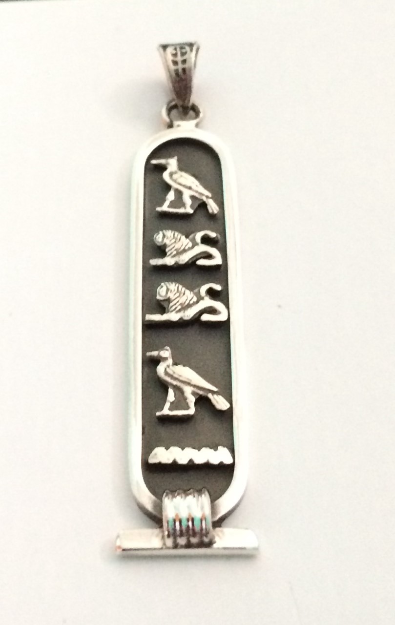 Egyptian Cartouche pendants pendants silver
