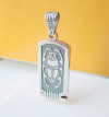 Silver Egyptian Scarab Charms Jewelry)