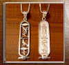 Egyptian Silver Cartouche Jewelry <a title=