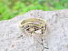 Eye of Horus ring gold solid (gold 18k gold)