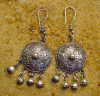 Silver Cartouche Earrings Silver Solid Silver